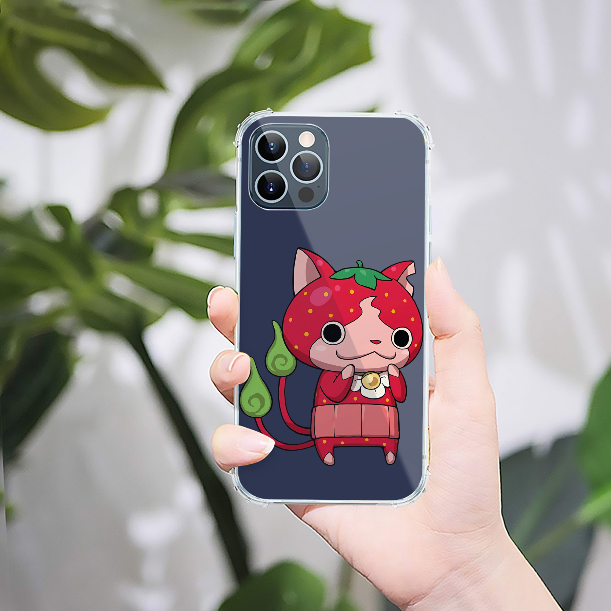 （画像用） 妖怪ウォッチ Yo-kai Watch 【iPhone 12シリーズ対応】透明スマホケース（クリアソフトケース）